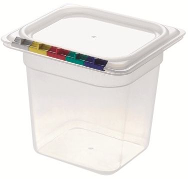 Гастроемкость 1/6 h=150 мм. 176*162 мм. 2,2 л. п/п прозрачная  /1/8/