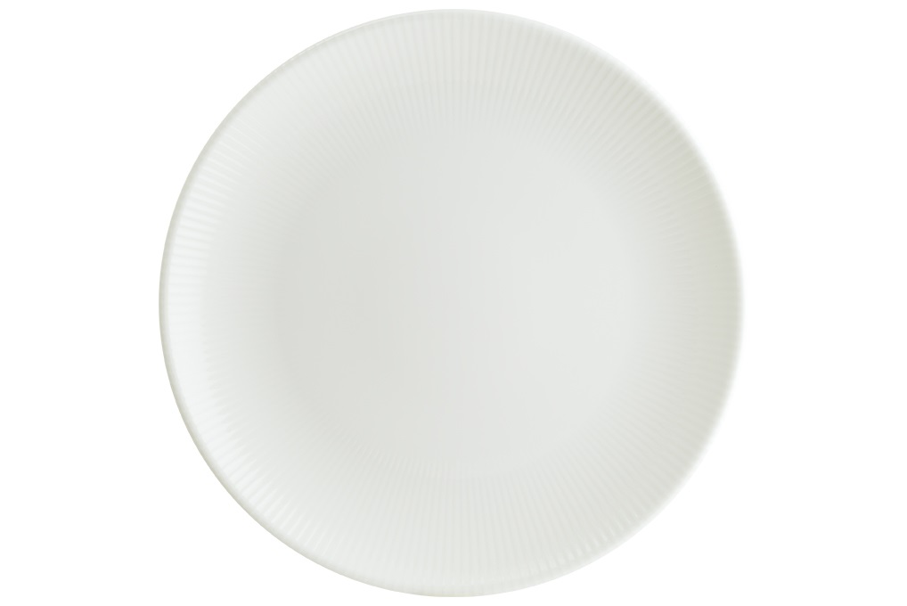 Тарелка d=230 мм. Ирис Белый, форма Гурмэ Bonna /1/12/972