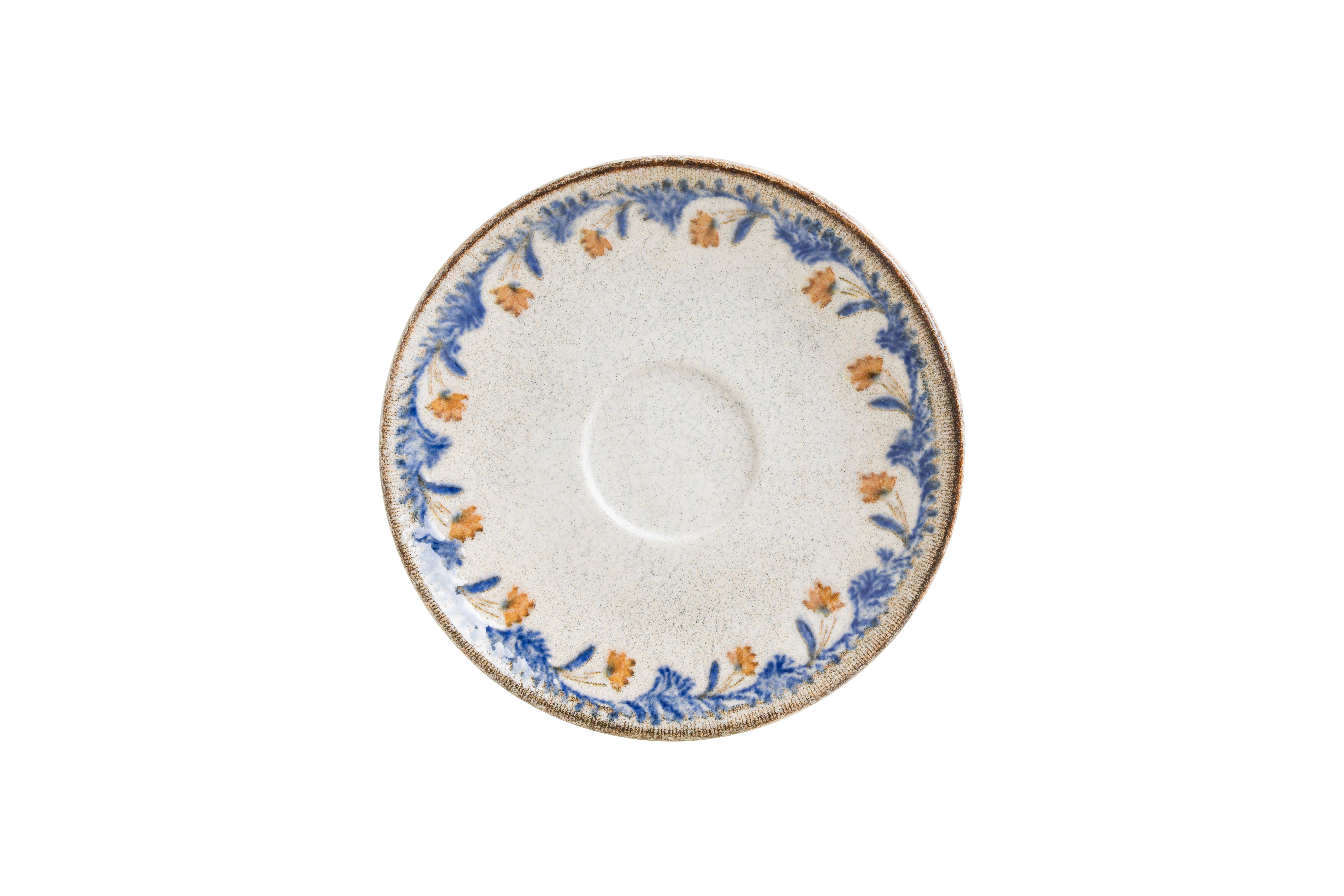 Блюдце d=120 мм. Ретро Флорал, форма Гурмэ Bonna /1/6/ ВДОХНОВЕНИЕ