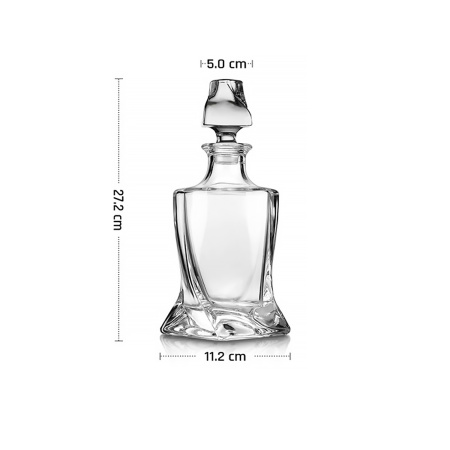 Штоф 0,8 л. h=272 мм. хр. стекло Твист MGline /1/6/24/