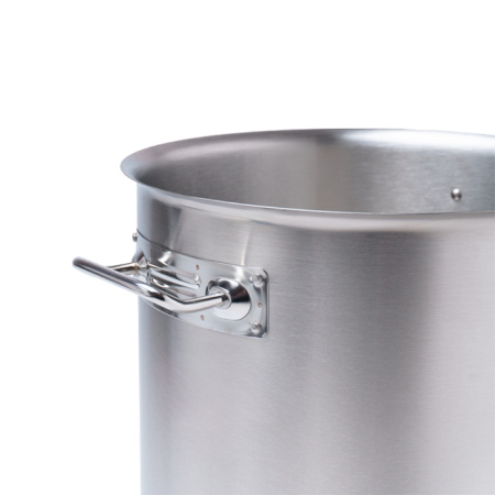Котел 20 л. нерж. d=30 см. h=30 см. тройное дно с крышк. (индукция) MGsteel /1/