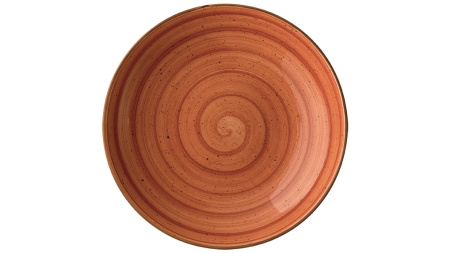 Тарелка d=230 мм. глубокая 1000 мл. Терракота, форма Банкет Bonna /1/6/558/