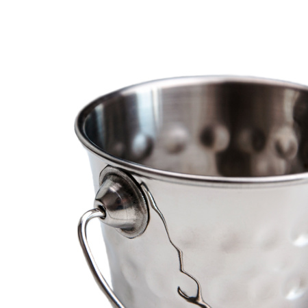 Ведерко для подачи  d=90/60 мм. h=90 мм. 350 мл. нерж. чеканное MGsteel /1/72/ АКЦИЯ