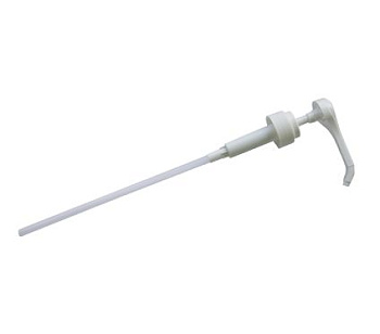 Дозатор помпа 10 мл. d=31 мм. L=43,5 см. для сиропов универсальный, белый MGprof /1/