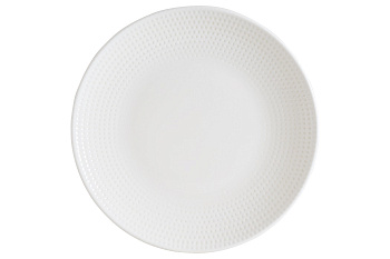 Тарелка d=210 мм. Белый Пьюре Дот, форма Гурмэ Bonna /1/12/1200/
