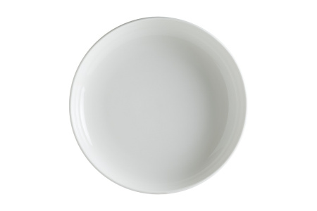 Тарелка d=180 мм. глубокая 650 мл. h=45 мм. с бортом Белый, форма Потт Bonna /1/6/684/