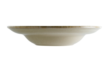 Тарелка d=270 мм. глубокая 450 мл. h=56 мм. Снэл Песок, форма Гурмэ Bonna /1/6/408