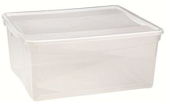 Контейнер для продуктов прямоуг. 18 л. 40*33,5*17 см. п/п Кристалл  (433247201) /1/6/