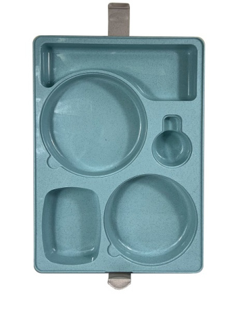 Термоподнос 542*390*120 мм. на 5 предметов с крышкой с зажимом (-40°C до +110°C) п/п /1/3/