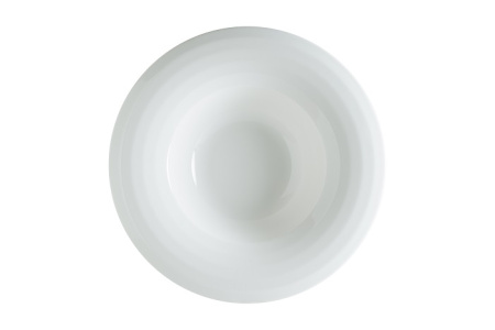 Тарелка d=270 мм. глубокая 450 мл. Белый Хало широкая полоска Bonna /1/6/408/