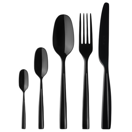 Ложка кофейная Инфинито Блэк 18/10  3 мм 11 см. Pinti /1/12/ АКЦИЯ