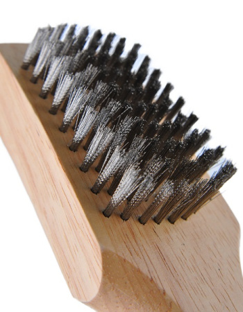 Щетка для печи 46 см. 8*5 см. с металлической щетиной h=2 см., деревянная MGsteel (WBS-18)  /1/12/72/ АКЦИЯ