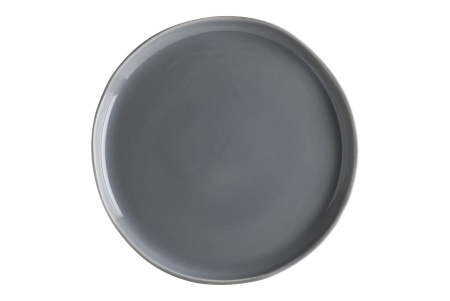 Тарелка d=210 мм. Серый, форма Крас волнистый край Bonna /1/6/720