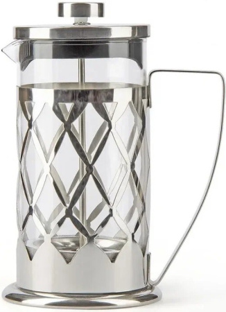 Френч-пресс  600 мл. нерж. Термостекло /1/24/