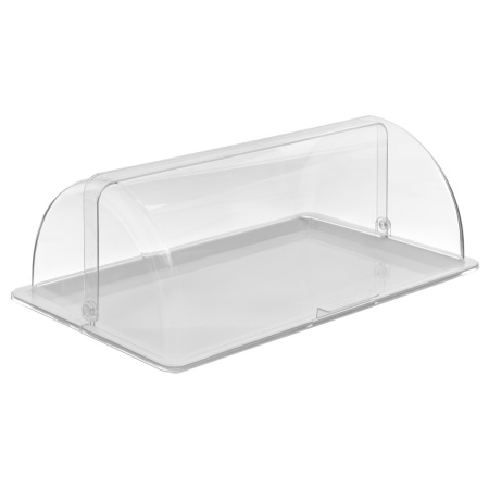Крышка для гастроем.,подносов,корзин Roll-Top 1/1 53*32,5 см. h=18,5 см. поликарбонат, прозрачная GP/1/6/ 
