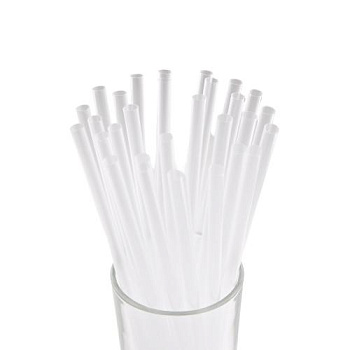 Трубочки кокт. 0,8*20 см. 250 шт/уп. прямые прозрачные Милк КОРОТКИЕ /1/10/