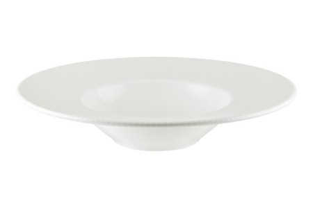 Тарелка для пасты d=280 мм.  400 мл. Ирис Белый, форма Банкет Bonna /1/6/396