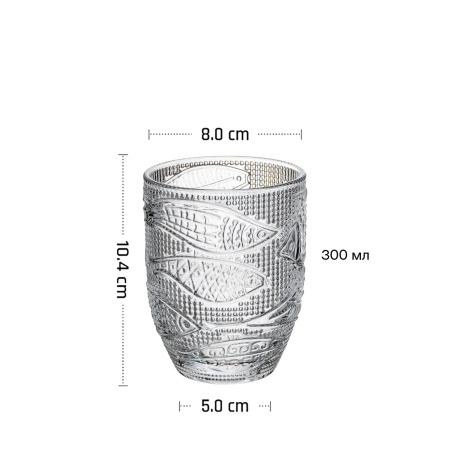 Олд Фэшн 300 мл. d=80 мм. h=104 мм. Фиш MGline /6/24/