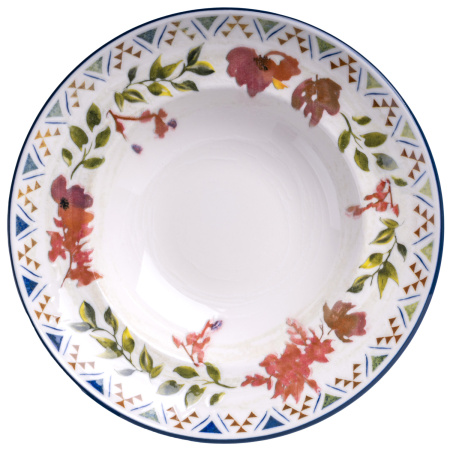 Тарелка d=270 мм. глубокая 450 мл. h=56 мм. Спринг, форма Гурмэ Bonna /1/6/408/