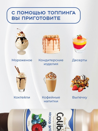 Топпинг "Лесная ягода" 1 кг Золотая Колибри /1/6/ АКЦИЯ