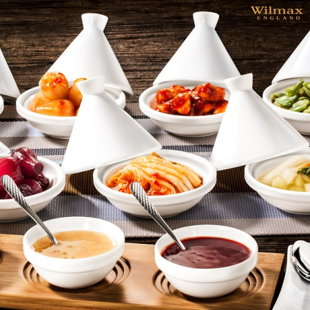 Тажин мини 0,125 л. d=100 мм. h=100 мм. с крышкой Wilmax /1/6/48/