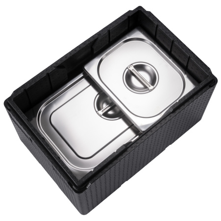 Термоконтейнер  58 л. 600*400*390 мм. для гастроем. h=200 мм. (-40°C до +110°C), плотность 60кг/м3, п/п MGprof /1/2/