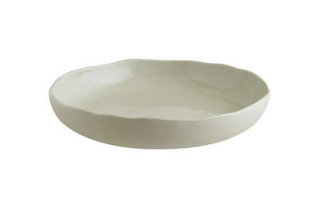 Тарелка d=230 мм. глубокая 600 мл. h=40 мм. Оливковый, форма Крас волнистый край Bonna /1/6/486