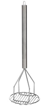 Картофелемялка 450 мм. нерж. ручка 30 см. /1/10/