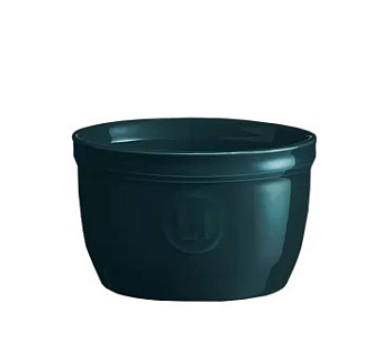 Форма для запекания  200 мл. d=90 мм. h=55 мм. (рамекин) синяя керам Emile Henry /1/6/ ВДОХНОВЕНИЕ