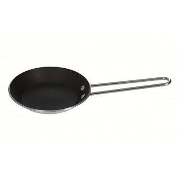 Сковорода для блинов d=24 см. h=2 см. нерж. с антиприг. покрыт. (индукция) /1/